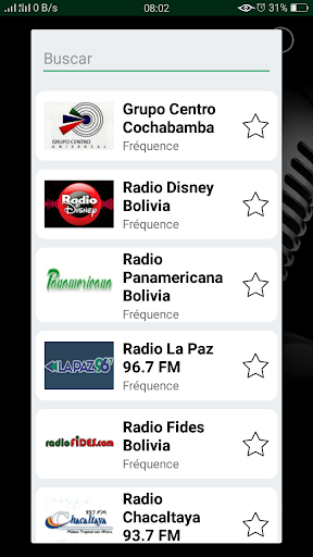 Android application Radios Bolivia screenshort