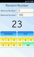 screenshot of Random Number Calculator