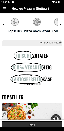Howie’s Pizza in Stuttgart