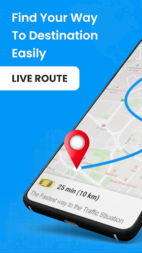 Android application Gps Route Navigation Earth Map screenshort
