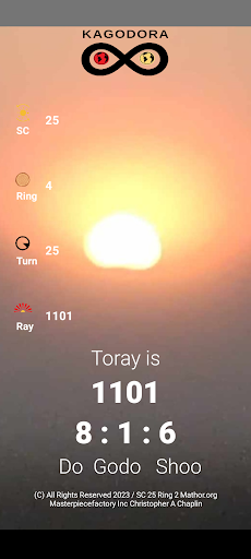 Android application Kagodora Sol Cycle 25 Counter screenshort