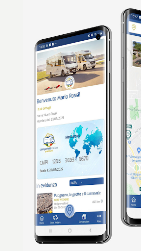 Android application Camperisti Italiani screenshort