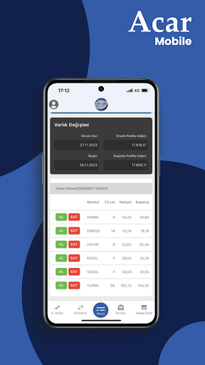 Android application Acar Mobile screenshort