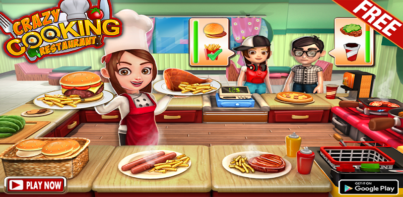 Crazy Cooking Chef Food Games
