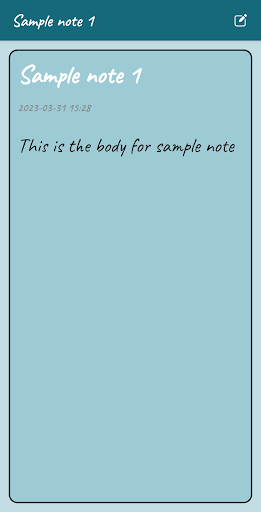 Photo Notes Screen 3