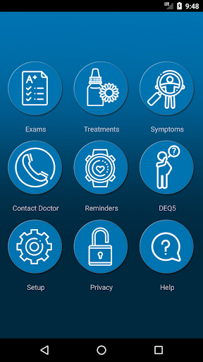 Android application DryEye Follow-Up screenshort