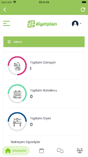 DiyetPlan - Danışan Takibi Screen 2