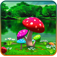 3D Mushroom Live Wallpaper New