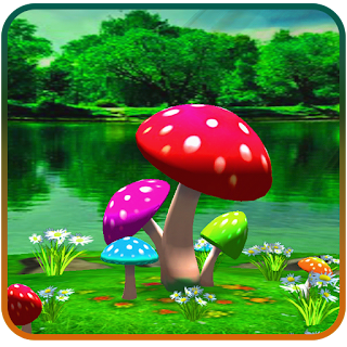 3D Mushroom Live Wallpaper New