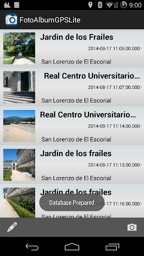 PhotoAlbum GPS Lite Screen 2
