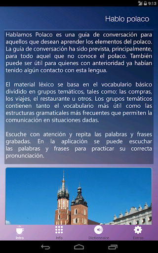 Android application Aprender Polaco - Audio Curso screenshort