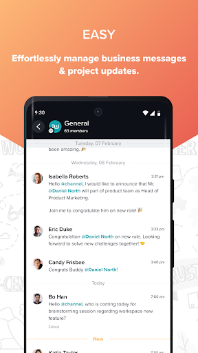 Taskworld Chat Screen 2