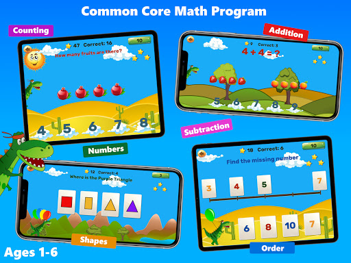 Screenshot of Dino Preschool Learning Games