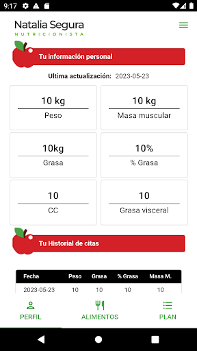 Nutricionista Natalia Segura Screen 2