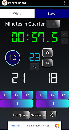 Basketball Scoreboard BasketBo Screen 2