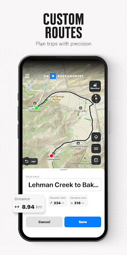 onX Backcountry Trail Maps GPS screenshot 7