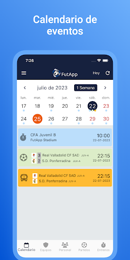 Android application Futapp Pro screenshort