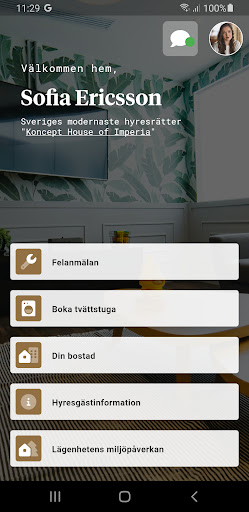 Android application Imperia Fastigheter screenshort
