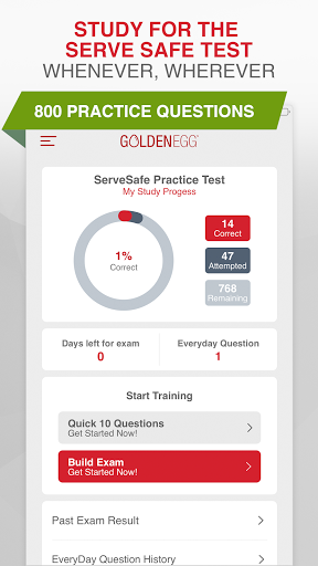 Android application ServSafe Practice Test screenshort