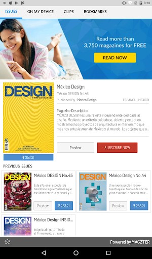 Android application México Design screenshort