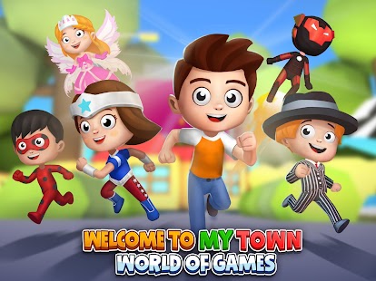 My Town World: 3D Mini Games Screenshot