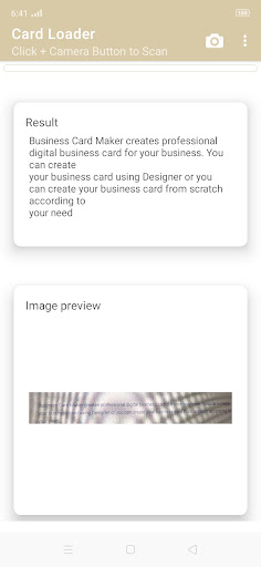 Mobile Recharge Card Scanner