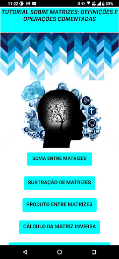 Android application Tutorial sobre matrizes screenshort