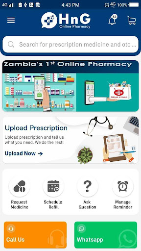 Android application HnG Online Pharmacy screenshort