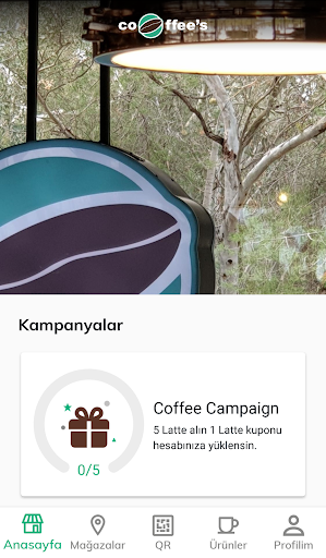 Android application The best coffee of the city. screenshort