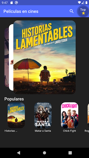 Android application Cinetek screenshort