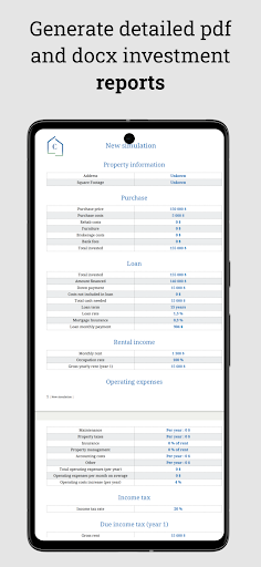 CapLens Real Estate Cash Flow