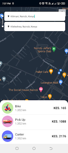 Kiota Logistics Screen 2