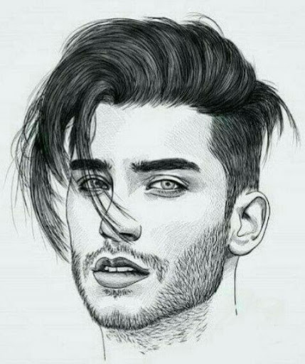 Android application Drawing Realistic Hair style screenshort