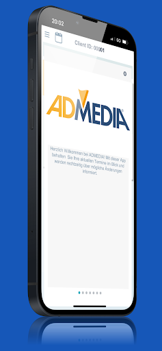 Android application ADMEDIA screenshort