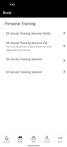 in forma fitness Screen 2