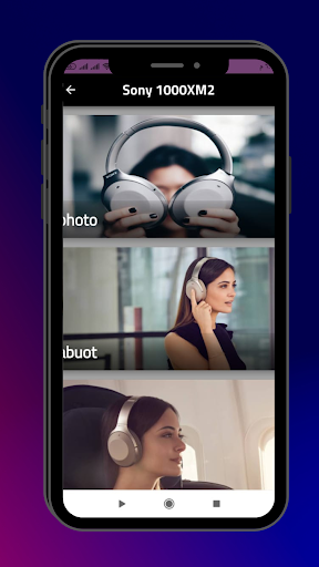 Android application Sony 1000XM2 guide screenshort