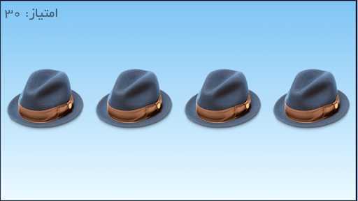 کلاه سیب یک بازی شیرین و مرحله ای