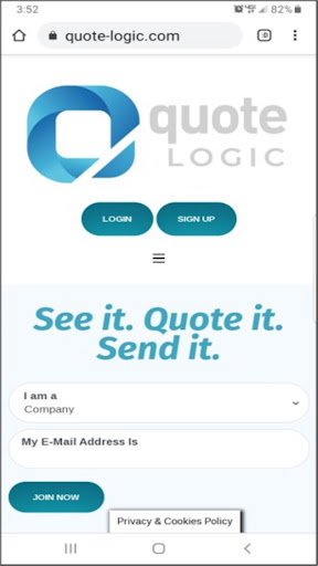 Android application Quote Logic screenshort