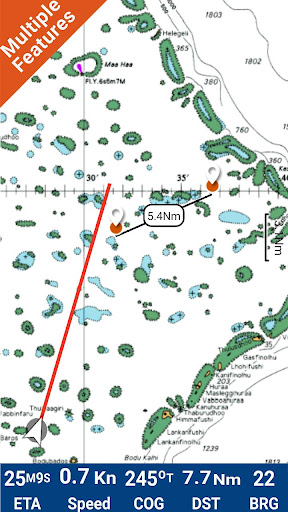 Maldives Offline GPS Charts Screen 3