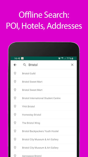 Bristol Offline Map and Travel Screen 3