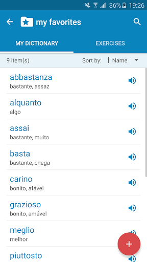 Italian-Portuguese Dictionary screenshot 7
