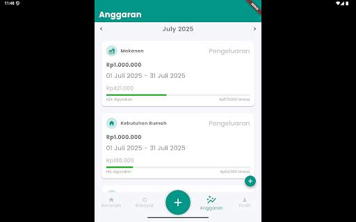 Catat Uang - Keuangan Harian