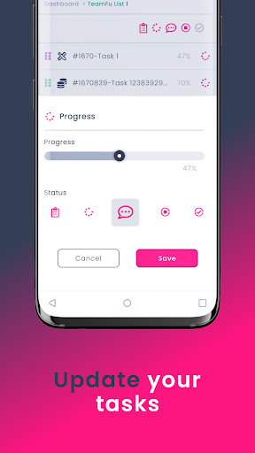 Teamfu mobile Screen 2