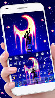 screenshot of Shiny Moon Keyboard Theme