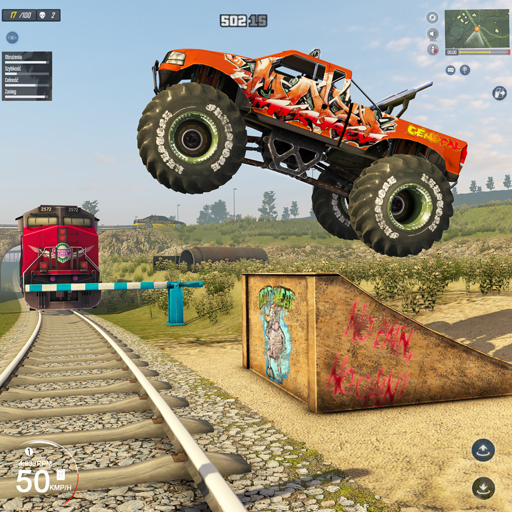 Monster Truck Stunt Truck Game 1.35 Icon