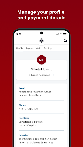 Android application Atheneum Hub screenshort