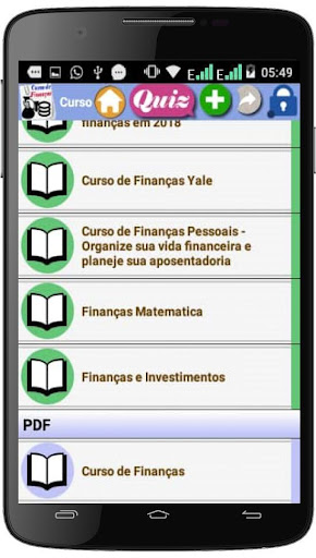 Curso de Finanças Screen 2