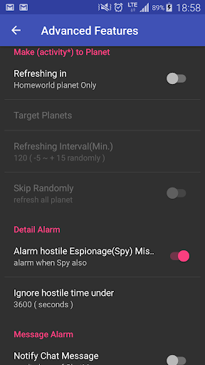Incomming Alarm for OGame 2