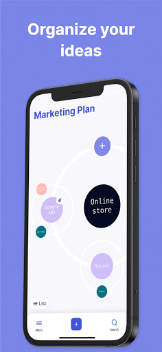 Android application Mind Maps & Concept Maps: Gloo screenshort
