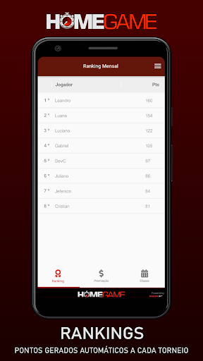 HomeGame Poker Clock Screen 3